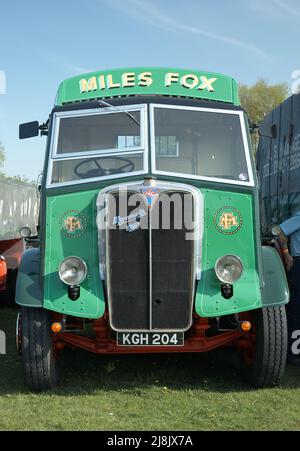 Steam Fair Vehicle Displays Vintage Truck Stock Photo