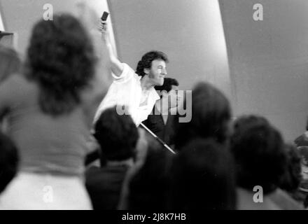 Bruce Springsteen, No Nukes, concert, Hollywood Bowl, 1981 Stock Photo