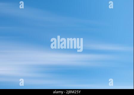 Blurres blue sky background. Abstract image of blurred sky. Stock Photo