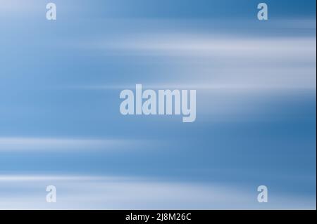 Blurres blue sky background. Abstract image of blurred sky. Stock Photo