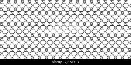 Vinnytsia, Ukraine - May 16, 2022: Gucci Luxury seamless pattern. Famous clothing brand Gucci. Editorial use only Stock Vector