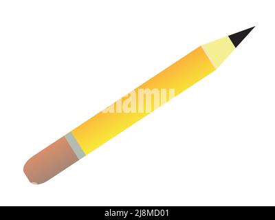 Pencil icon object flat vectors for school. Back to school. Stock Photo