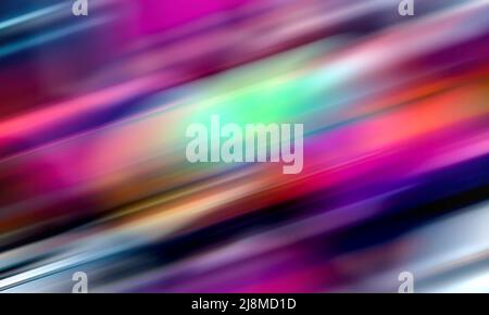 Abstract gradient multi color blurry lines neon rainbow background Stock Photo