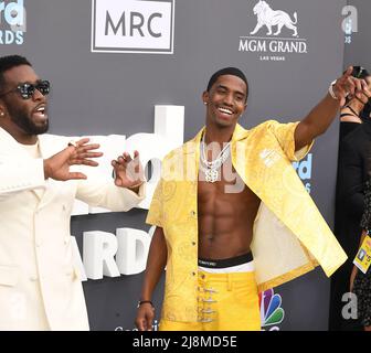 Diddy aka Sean Combs and son Christian Combs attend the 2022 Billboard Music Awards at MGM Grand Garden Arena on May 15, 2022 in Las Vegas, Nevada. Photo: Casey Flanigan/imageSPACE/MediaPunch Stock Photo