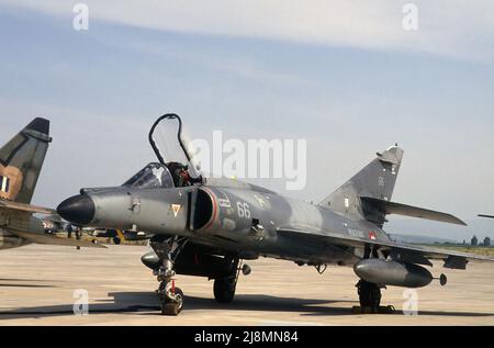 French Navy Dassault Super Etendard strike fighter Stock Photo