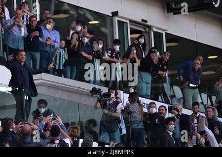 Alessandro Del Piero during the Serie A Football match between Juventus FC and Bologna at Allianz Stadium, on 16 April  2022 in Turin, Italy Stock Photo