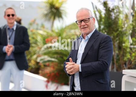 Thierry Fremaux posing during the Jury photocall as part of the 75th annual Cannes film festival at Palais des Festivals on May 17, 2022 in Cannes, France. Photo by David Boyer/ABACAPRESS.COM Stock Photo