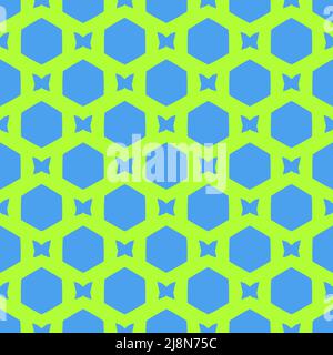 Seamless pattern with a graceful figures in geometrical style Stock Vector