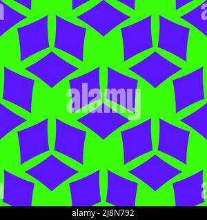 Seamless pattern with a graceful figures in geometrical style Stock Vector