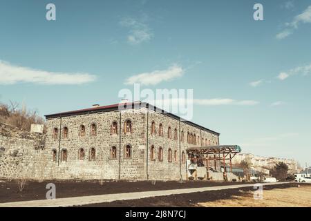 Kars, Turkey - February 23, 2022: Ve Hotels Beylerbeyi Palace Kars Turkey Stock Photo