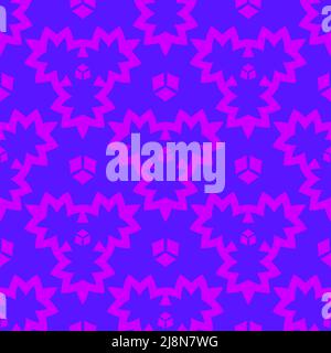 Seamless pattern with a graceful figures in geometrical style Stock Vector