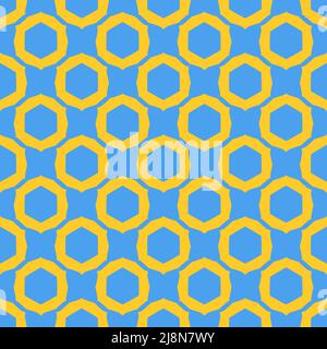 Seamless pattern with a graceful figures in geometrical style Stock Vector