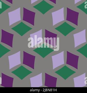 Seamless pattern with a graceful figures in geometrical style Stock Vector
