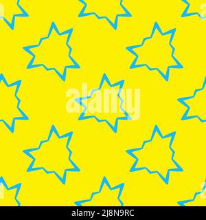 Seamless pattern with a graceful figures in geometrical style Stock Vector