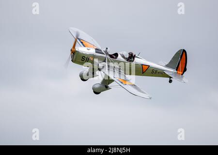 Ryan STM-2 (N7779) airborne at Shuttleworth Season Premiere airshow on the 1st May 2022 Stock Photo