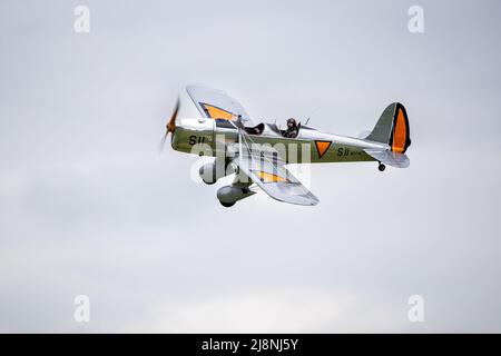 Ryan STM-2 (N7779) airborne at Shuttleworth Season Premiere airshow on the 1st May 2022 Stock Photo