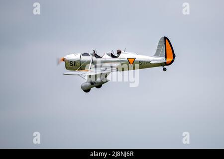 Ryan STM-2 (N7779) airborne at Shuttleworth Season Premiere airshow on the 1st May 2022 Stock Photo