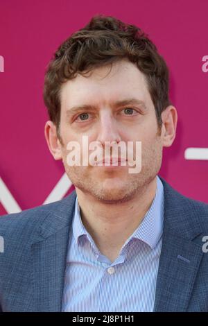 London, UK. 17th May, 2022. Elis James pictured at the Sky Up Next event held at the Theatre Royal Drury Lane. Credit: Alan D West/Alamy Live News Stock Photo