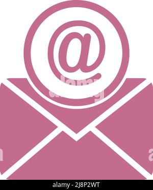 Email, mail envelope icon logo illustration template Stock Vector