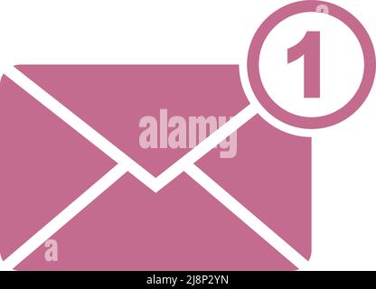 Email, mail envelope icon logo illustration template Stock Vector