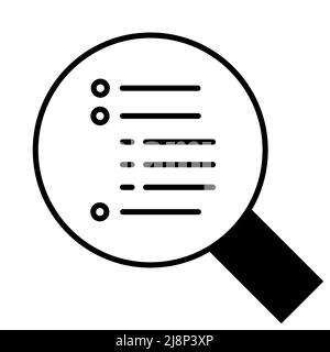 search all category items icon template Stock Vector