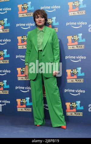 Madrid, Spain. 17th May, 2022. Sílvia Abril attends the premiere 'LOL: If you laugh, you lose' (LOL: Si te ríes, pierdes) at the Rialto theater in Madrid. Credit: SOPA Images Limited/Alamy Live News Stock Photo