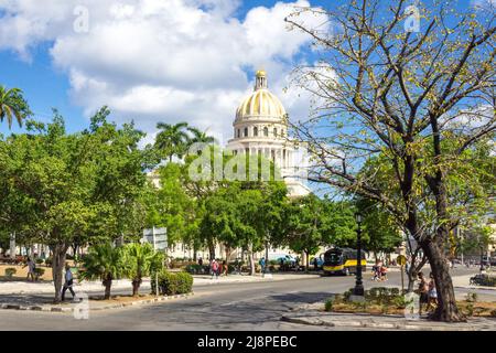 National Capitol Building (Capitolio Nacional de Cuba), Paseo del Prado, Old Havana, Havana, La Habana, Republic of Cuba Stock Photo