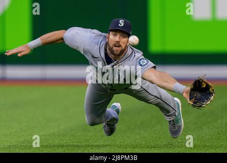 Seattle Mariners' George Kirby looks on during a baseball game against the  Baltimore Orioles, Saturday, Aug. 12, 2023, in Seattle. (AP Photo/Lindsey  Wasson Stock Photo - Alamy