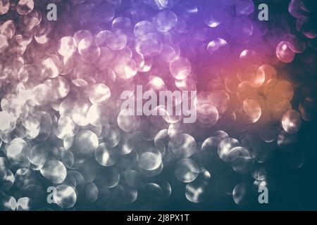 Unfocused abstract grey purple background, blurred lens bokeh Stock Photo