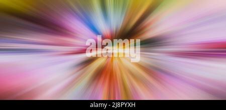 Gradient colors abstract creative texture wallpaper background. line shape effect neon lights motion illustration Stock Photo