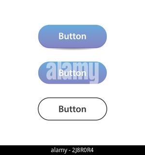 Button vector illustration Stock Vector