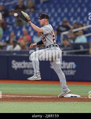 Detroit Tigers' Matt Vierling bats against the San Diego Padres during the  third inning of a baseball game Sunday, July 23, 2023, in Detroit. (AP  Photo/Duane Burleson Stock Photo - Alamy