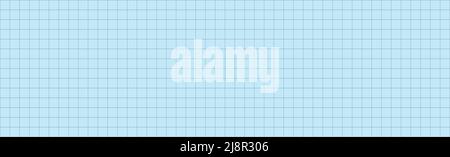 Graph paper blue background grid lines Stock Vector