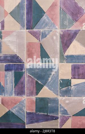 Samples of a ceramic tile in shop Stock Photo