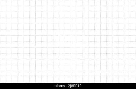 Graph paper dashed grid line seamless texture Stock Vector