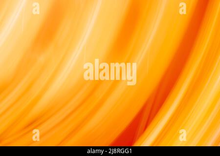 Bright orange abstract background. Curved lines and semicircles with gradient. Backdrop Stock Photo