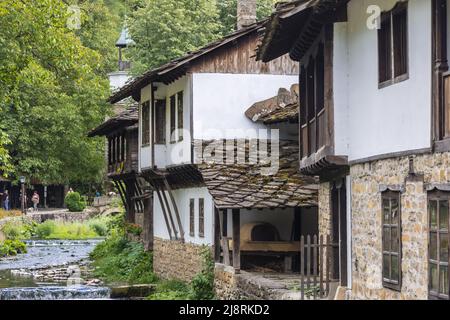 Traditional style buildings in Etar Architectural and Ethnographic ...