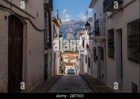 Altea old town, Alicante, Spain Stock Photo - Alamy