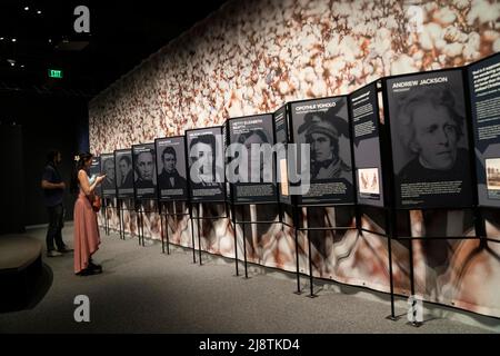 (220518) -- WASHINGTON, D.C., May 18, 2022 (Xinhua) -- People visit the National Museum of the American Indian in Washington, DC, the United States, on May 17, 2022. The National Museum of the American Indian in Washington, DC opened in 2004 with more than 800,000 objects. (Xinhua/Liu Jie) Credit: Liu Jie/Xinhua/Alamy Live News Stock Photo