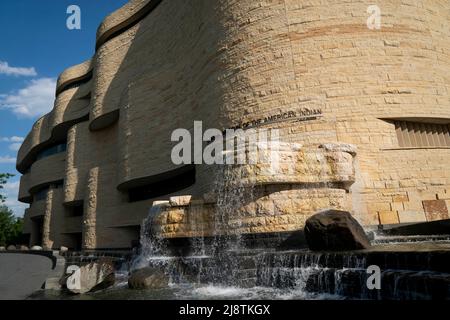 (220518) -- WASHINGTON, D.C., May 18, 2022 (Xinhua) -- Photo taken on May 17, 2022 shows the National Museum of the American Indian in Washington, DC, the United States. The National Museum of the American Indian in Washington, DC opened in 2004 with more than 800,000 objects. (Xinhua/Liu Jie) Credit: Liu Jie/Xinhua/Alamy Live News Stock Photo