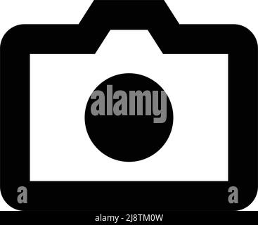 camera photography creative shooting silhouette Stock Vector Image ...