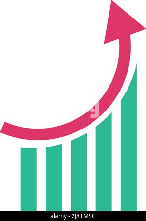 vector rising arrow infographic template Stock Vector Image & Art - Alamy