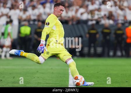 SEVILLE, SPAIN - MAY 18: Allan McGregor of Rangers FC during the UEFA Europa League Final match between Eintracht Frankfurt and Rangers FC at Estadio Ramon Sanchez-Pizjuan on May 18, 2022 in Seville, Spain (Photo by Dax Images/Orange Pictures) Stock Photo
