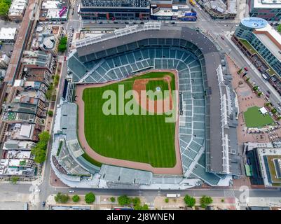 View: Aerial Shot Of Wrigley Field, 2 Months Before Cubs' Home Opener - CBS  Chicago