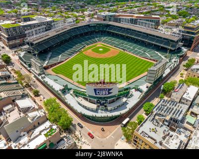 Aerial View Of Guaranteed Rate Field Is A Major League Baseball