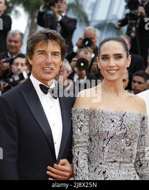 Jennifer Connelly attends the screening of 'Top Gun: Maverick' during the  75th Cannes Film Festival in