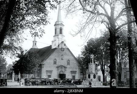 Saint-Augustin Church, Saint-Augustin-de-Desmaures, Quebec  ca.  1920 Stock Photo