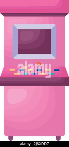 pink arcade machine Stock Vector Image & Art - Alamy