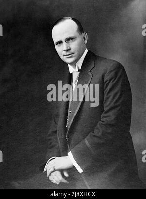 Studio portrait of Richard Bedford Bennett taken in 1911 Stock Photo