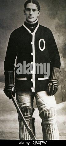 Percy LeSueur, ice hockey goaltender  ca.  1910 Stock Photo